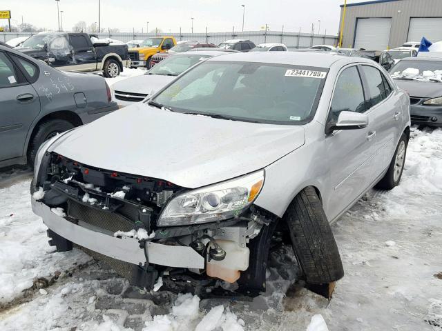 1G11C5SL9EF276884 - 2014 CHEVROLET MALIBU 1LT 银色 照片 2