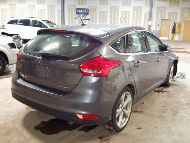 1FADP3N2XFL381247 - 2015 FORD FOCUS TITA GRAY photo 4