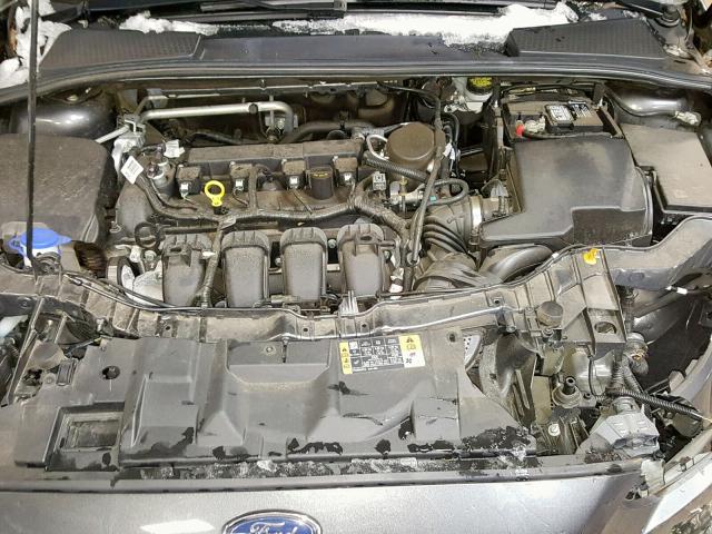 1FADP3N2XFL381247 - 2015 FORD FOCUS TITA GRAY photo 7