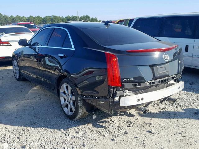 1G6AA5RX2D0171808 - 2013 CADILLAC ATS BLACK photo 3