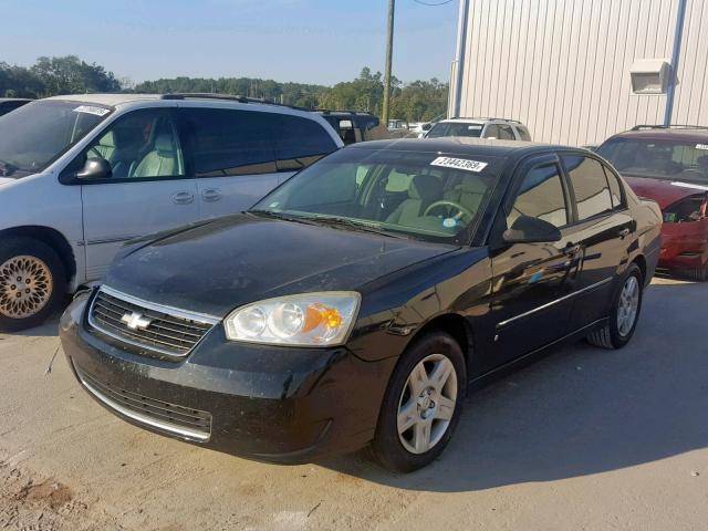 1G1ZT51816F259076 - 2006 CHEVROLET MALIBU LT BLACK photo 2