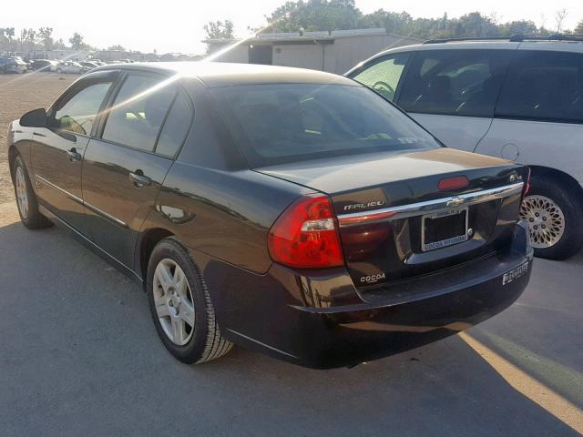 1G1ZT51816F259076 - 2006 CHEVROLET MALIBU LT BLACK photo 3