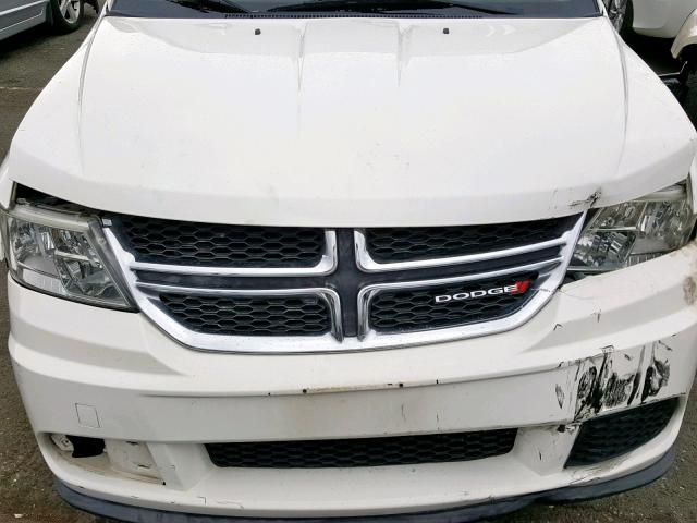 3C4PDCAB4CT282722 - 2012 DODGE JOURNEY SE WHITE photo 7