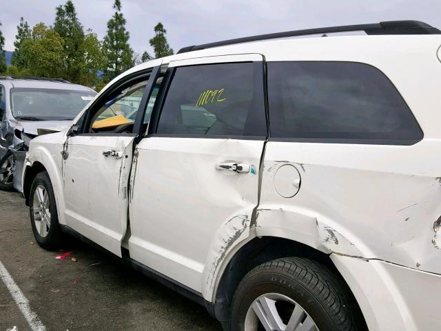 3C4PDCAB4CT282722 - 2012 DODGE JOURNEY SE WHITE photo 9