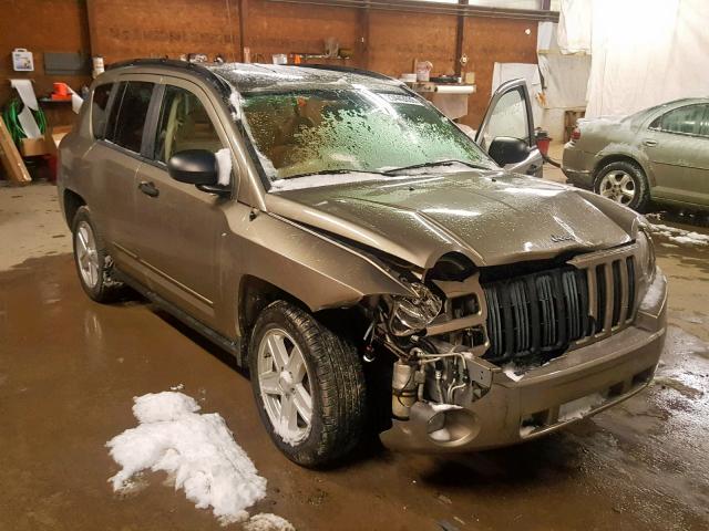 1J8FF47W98D588763 - 2008 JEEP COMPASS SP 金色 照片 1