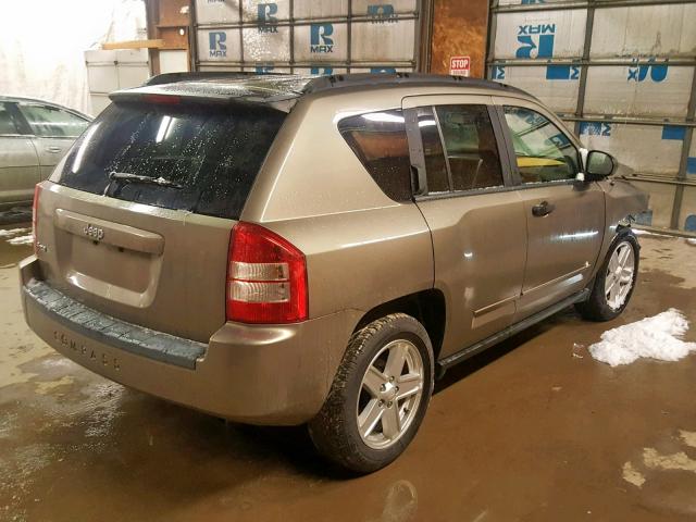 1J8FF47W98D588763 - 2008 JEEP COMPASS SP 金色 照片 4