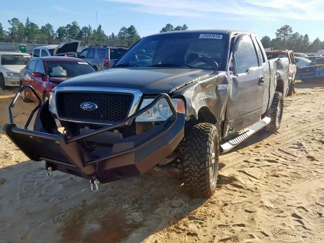 1FTPX14V16NB56971 - 2006 FORD F150 GRAY photo 2