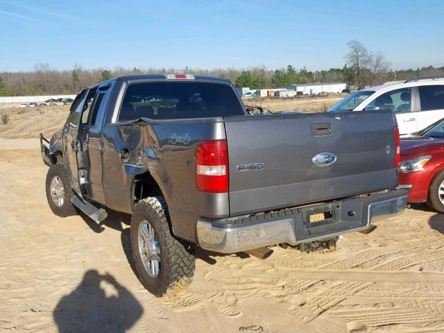 1FTPX14V16NB56971 - 2006 FORD F150 GRAY photo 3