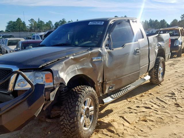 1FTPX14V16NB56971 - 2006 FORD F150 GRAY photo 9