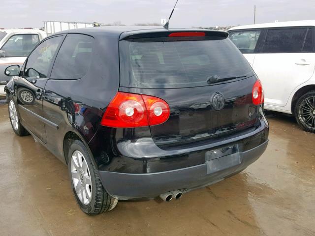 WVWAA71K09W033651 - 2009 VOLKSWAGEN RABBIT 黑色 照片 3