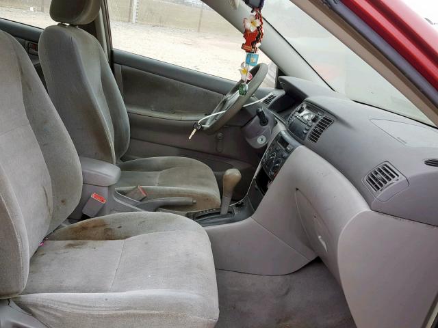 JTDBR32EX32003506 - 2003 TOYOTA COROLLA CE 红色 照片 5
