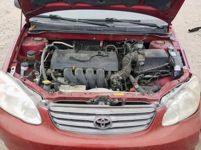 JTDBR32EX32003506 - 2003 TOYOTA COROLLA CE 红色 照片 7