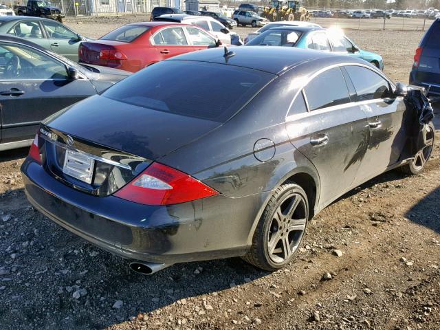 WDDDJ72X77A079176 - 2007 MERCEDES-BENZ CLS 550 BLACK photo 4