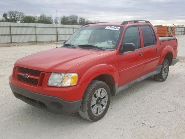 1FMZU67K15UA88459 - 2005 FORD EXPLORER S 红色 照片 2