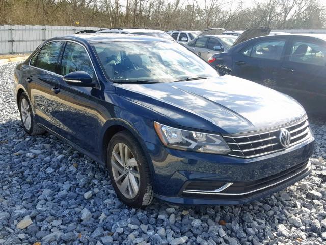 1VWBA7A36JC011444 - 2018 VOLKSWAGEN PASSAT SE BLUE photo 1