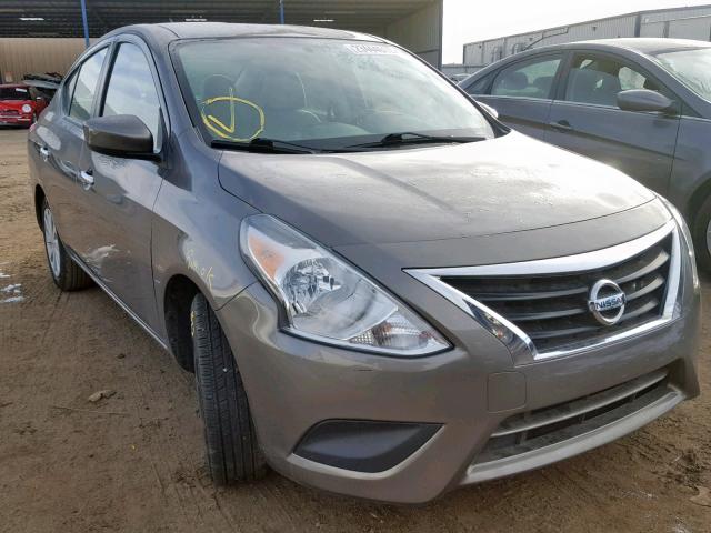 3N1CN7AP6GL842893 - 2016 NISSAN VERSA S GRAY photo 1