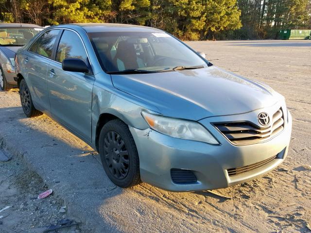 4T1BF3EK5BU598371 - 2011 TOYOTA CAMRY GREEN photo 1