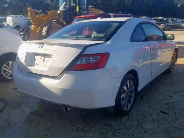 2HGFG12959H504206 - 2009 HONDA CIVIC EXL WHITE photo 4