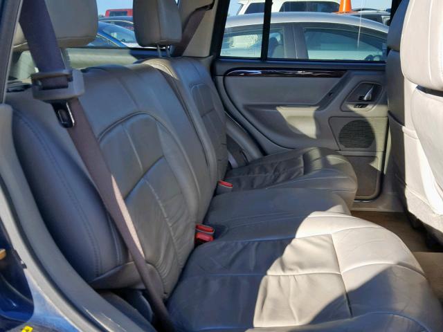 1J8GX58N64C128974 - 2004 JEEP GRAND CHER BLUE photo 6