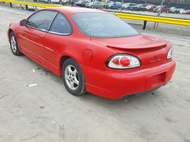 1G2WP12K6WF209926 - 1998 PONTIAC GRAND PRIX RED photo 3