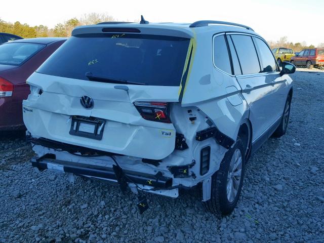 3VV3B7AX0JM149410 - 2018 VOLKSWAGEN TIGUAN SE WHITE photo 4