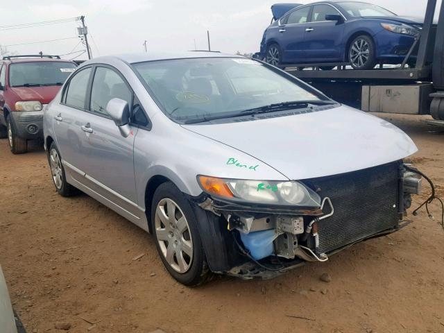 1HGFA165X7L061642 - 2007 HONDA CIVIC LX SILVER photo 1