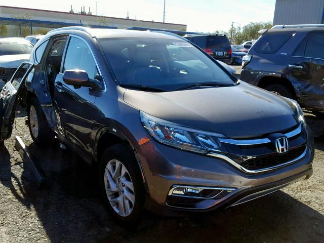 2HKRM3H77FH556185 - 2015 HONDA CR-V EXL BROWN photo 1