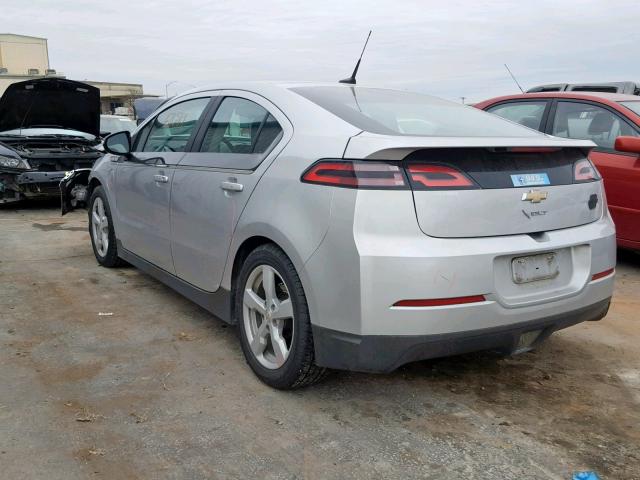 1G1RC6E44EU155852 - 2014 CHEVROLET VOLT SILVER photo 3