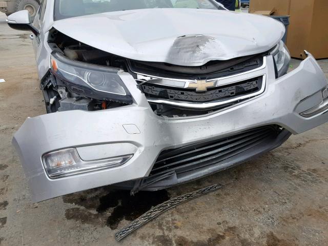 1G1RC6E44EU155852 - 2014 CHEVROLET VOLT SILVER photo 9