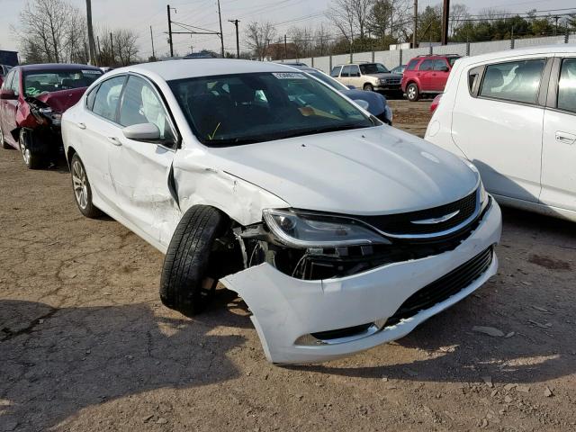 1C3CCCAB6GN141081 - 2016 CHRYSLER 200 LIMITE WHITE photo 1