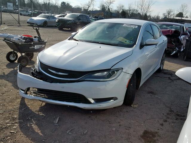 1C3CCCAB6GN141081 - 2016 CHRYSLER 200 LIMITE WHITE photo 2