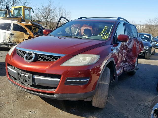 JM3TB28A990180177 - 2009 MAZDA CX-9 BURGUNDY photo 2