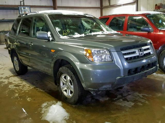 5FNYF18238B027669 - 2008 HONDA PILOT VP GRAY photo 1