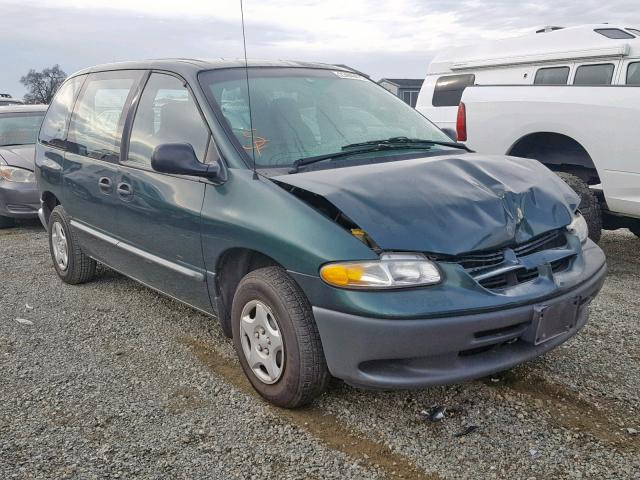 2B4GP25R9XR454290 - 1999 DODGE CARAVAN GREEN photo 1