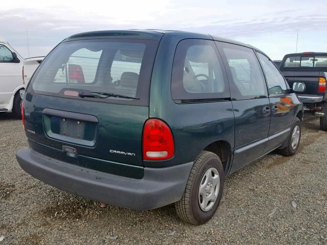 2B4GP25R9XR454290 - 1999 DODGE CARAVAN GREEN photo 4