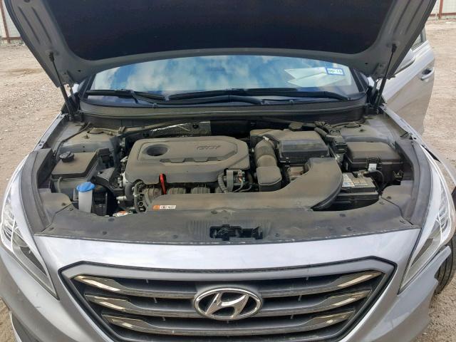 5NPE34AFXGH291787 - 2016 HYUNDAI SONATA SPO GRAY photo 7