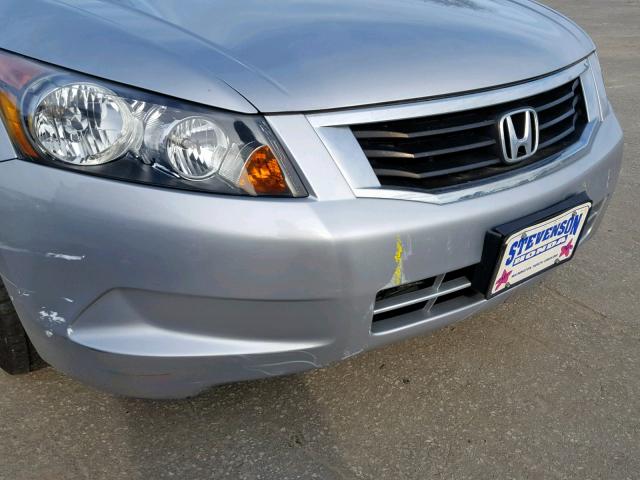 1HGCP2F42AA094247 - 2010 HONDA ACCORD LXP SILVER photo 9