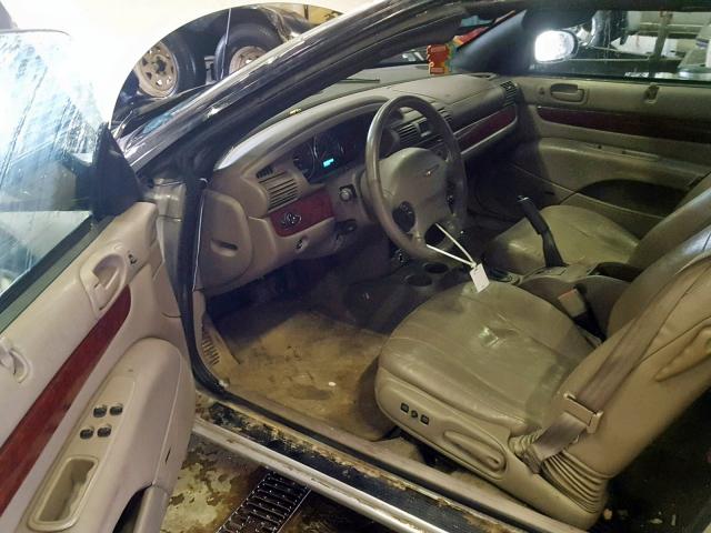 1C3EL55R32N167772 - 2002 CHRYSLER SEBRING LX SILVER photo 9