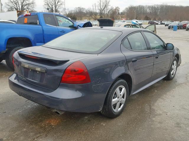 2G2WP552481183985 - 2008 PONTIAC GRAND PRIX BLUE photo 4