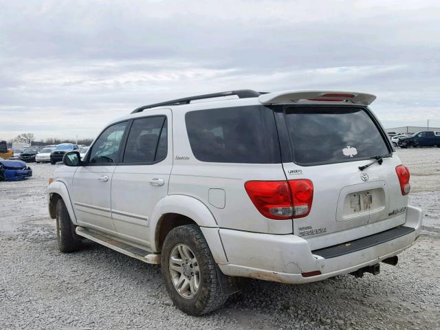 5TDBT48A46S265515 - 2006 TOYOTA SEQUOIA LI WHITE photo 3