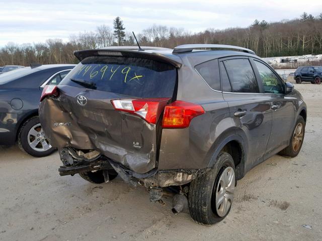 2T3BFREV0FW240721 - 2015 TOYOTA RAV4 LE BROWN photo 4