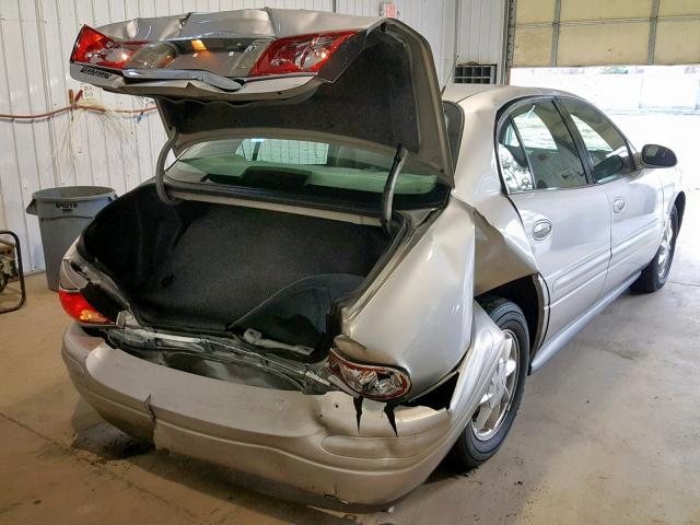 1G4HR54K444131945 - 2004 BUICK LESABRE LI SILVER photo 4