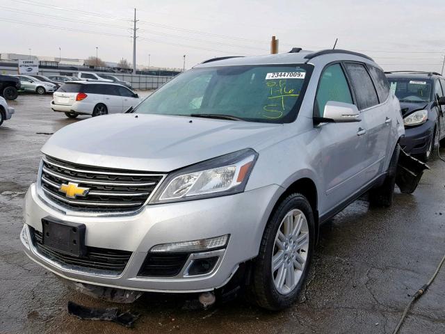 1GNKRGKD6FJ304483 - 2015 CHEVROLET TRAVERSE L SILVER photo 2