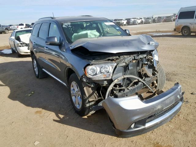 1C4RDHDG2DC613453 - 2013 DODGE DURANGO CR GRAY photo 1