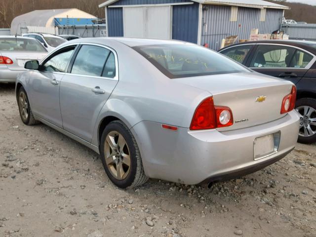 1G1ZC5EB6AF304527 - 2010 CHEVROLET MALIBU 1LT SILVER photo 3