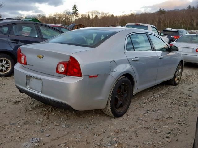 1G1ZC5EB6AF304527 - 2010 CHEVROLET MALIBU 1LT SILVER photo 4
