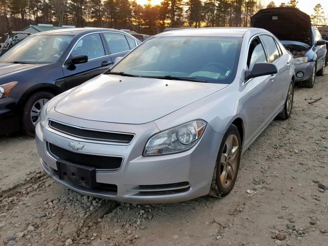 1G1ZC5EB6AF304527 - 2010 CHEVROLET MALIBU 1LT SILVER photo 9