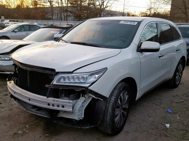 5FRYD4H44FB029211 - 2015 ACURA MDX TECHNO 白色 照片 2