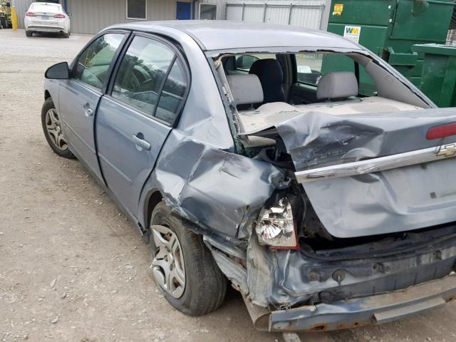 1G1ZS58FX7F102445 - 2007 CHEVROLET MALIBU LS BLUE photo 10