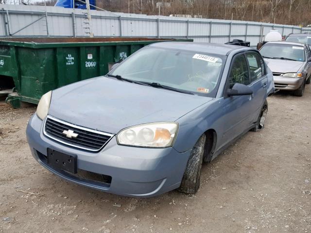 1G1ZS58FX7F102445 - 2007 CHEVROLET MALIBU LS BLUE photo 2